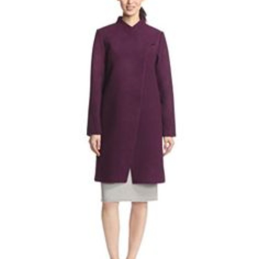 Kate Spade Saturday Long Wool Fencing Coat